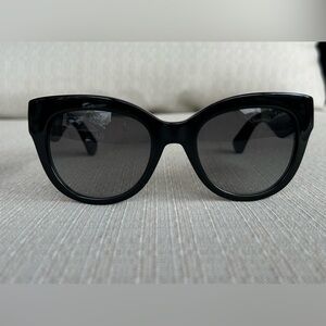 NWOT Kate Spade Sharlotte Black Sunglasses